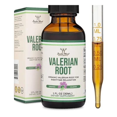 Double Wood Supplement Valerian Root Drops 1FL OZ (30ml)