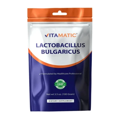 Vitamatic Lactobacillus Bulgaricus Probiotic 100 Gram 3.5 Oz 100 Powder