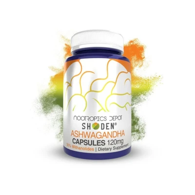 Nootropics Depot Shoden Ashwagandha 120mg 30 Capsules