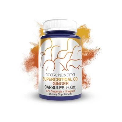 Nootropics Depot Ginger Supercritical CO2 500mg 60 Capsules