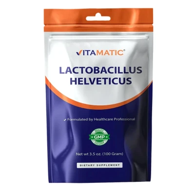 Vitamatic Lactobacillus Helveticus Probiotic Digestive Health Support 100 Gram 3.5 Oz 100 Powder