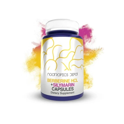 Nootropics Depot Berberine + Silymarin 60 Servings Capsules