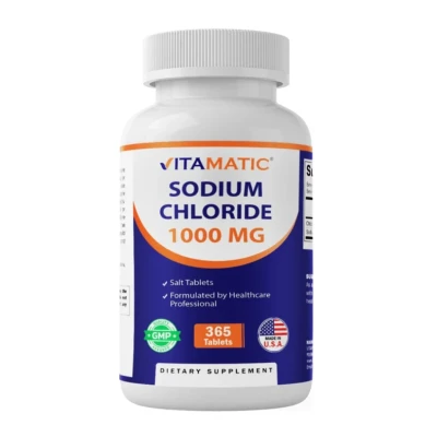 Vitamatic Sodium Chloride 1000mg 365 Tablets