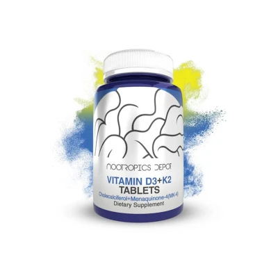 Nootropics Depot Vitamin D3 + K2 60 servings Tablets