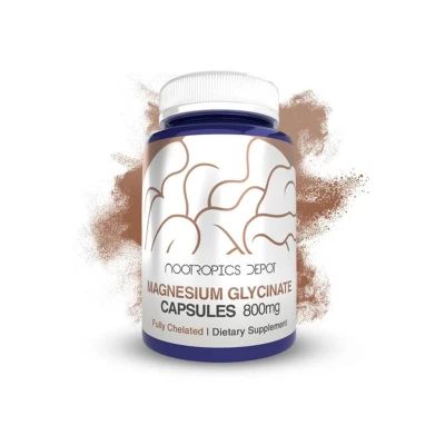 Nootropics Depot Magnesium Glycinate 800mg 360 Capsules
