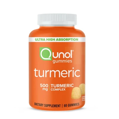 Qunol Qunol Turmeric Gummies Tangerine Flavor 500mg 60 Gummies
