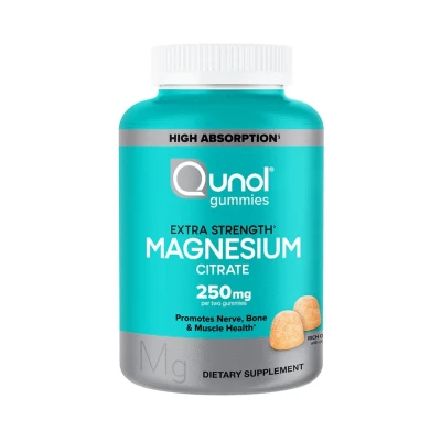 Qunol Magnesium Citrate Gummies 250 mg