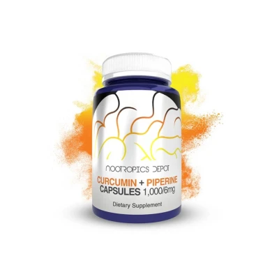 Nootropics Depot Curcumin+Piperine 1000mg 180 Capsules
