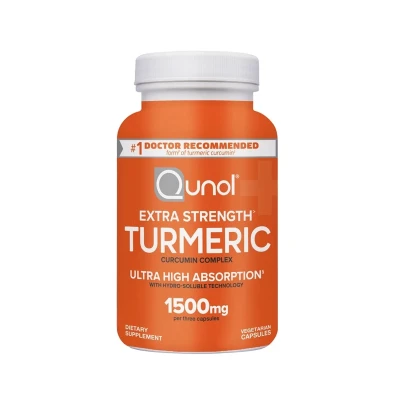 Qunol Turmeric Curcumin Complex 1500 mg Capsules