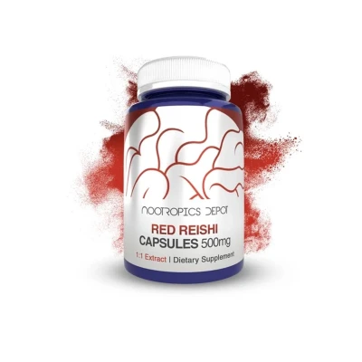 Nootropics Depot Red Reishi 500mg Capsules