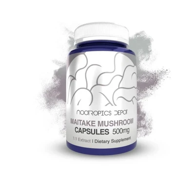 Nootropics Depot Maitake Mushroom 500mg Capsules