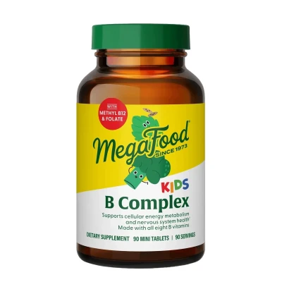 MegaFood Kids B Complex Support Cellular Energy Metabolism 90 Mini Tablets