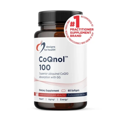 CoQnol 100 Designs For Health 100mg 60 softgels