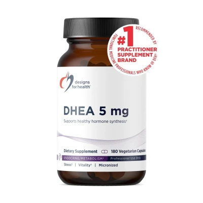 DHEA Designs For Health 5mg 180 capsules
