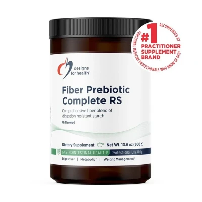 Fiber Prebiotic Complete RS Designs For Health 10.6 oz 300g powder