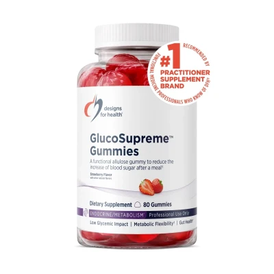 Glucosupreme Designs For Health Strawberry 80 Gummies