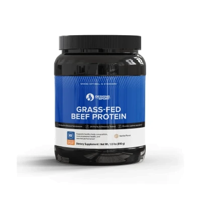 Grass-Fed Beef Designs For Health Vanilla 1.8 Ibs 810g Powder