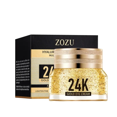 24k Gold Hyaluronic Acid Eye Cream Anti Dark Circles Eye Bags Firming Moisturizing Eyes Skin Care Products