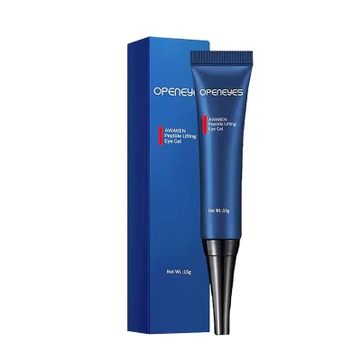 15g Openeyes Awaken Peptide Lifting Eye Gel Men Eye Cream Moisturizing Under Eye Cream Fade Dark Circles and Puffiness Fine Line