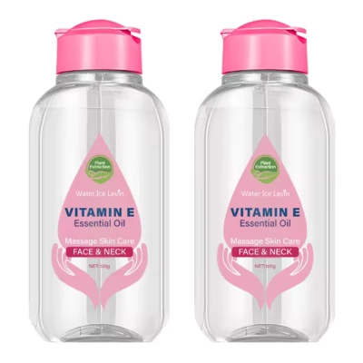 2pcs Vitamin E Essential Oil with Niacinamide & Ceramide - Face & Neck Massage Skin Care for Even Tone