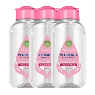 3pcs Vitamin E Essential Oil with Niacinamide & Ceramide - Face & Neck Massage Skin Care for Even Tone