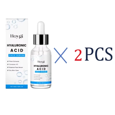 2pcs Hyaluronic Acid Serum 50ml Anti Aging Face Serum With Centella Asiatica Deep Hydration For Glowing Skin For Fine Lines Wrinkles