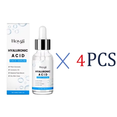 4pcs Hyaluronic Acid Serum 50ml Anti Aging Face Serum With Centella Asiatica Deep Hydration For Glowing Skin For Fine Lines Wrinkles