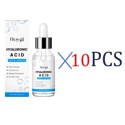 10pcs Hyaluronic Acid Serum 50ml Anti Aging Face Serum With Centella Asiatica Deep Hydration For Glowing Skin For Fine Lines Wrinkles