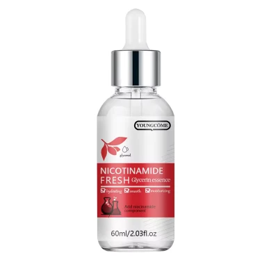 2pcs Niacinamide Glycerin Essence - Hydrating Soothing Serum make the skin appear lighter for Daily Skin Care - Fresh Lightweight