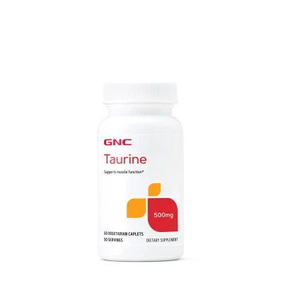 GNC Taurine 500 mg - 50 Vegetarian Caplets