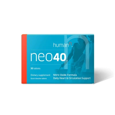Humann Neo40 30 Tablets Daily Heart & Circulation Support nitric Oxide Formula Quick Dissolve Tablets