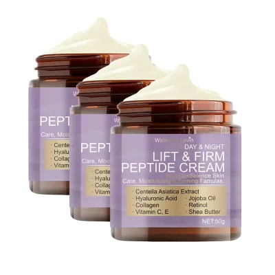 3pcs Water Ice Levin Lift&Firm Peptide Cream, Day&Night, with Collagen, Retinol, Centella Asiatica, Moisturizes & Firms Skin