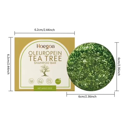 Herbal Dandruff Removal Shampoo Bar Mild Tea Tree Oil Essence Oil Control Scalp Cleansing Hair Care Soap Hair Damaged Repairing