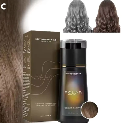 3 in 1 Instant Hair Dye Shampoo Hair Dye Coloring Shampoo Nourish Long Lasting Color Dye For Women &Men Gray Hair Coverage