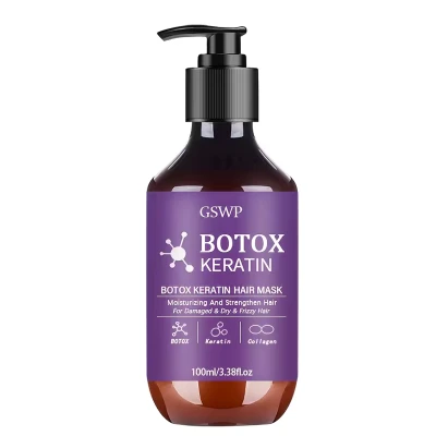 GSWP Botox Keratin Hair Mask moisturizes and strengthens damaged hair reduces frizz split ends and tangles