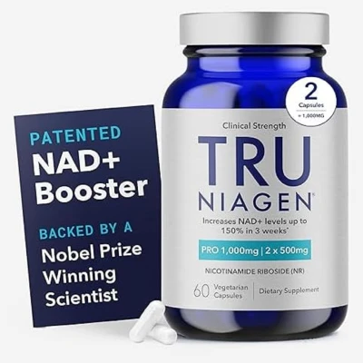 Tru Niagen Dietary Supplement 60 Capsule Increases NAD+ Clinical Strength