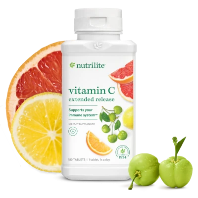 Nutrilite Vitamin C Extended Release Supports Your Immune System Dietary Supplement 180 Tablets