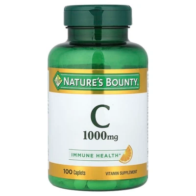 Nature's Bounty C 1000mg Immune Health Vitamin Supplement 100 Caplets