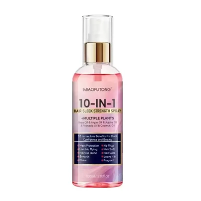 Instant soft 10 in 1 hair care spray - wash free hair retention conditioner fast soft and moisturizing heat damage prevention