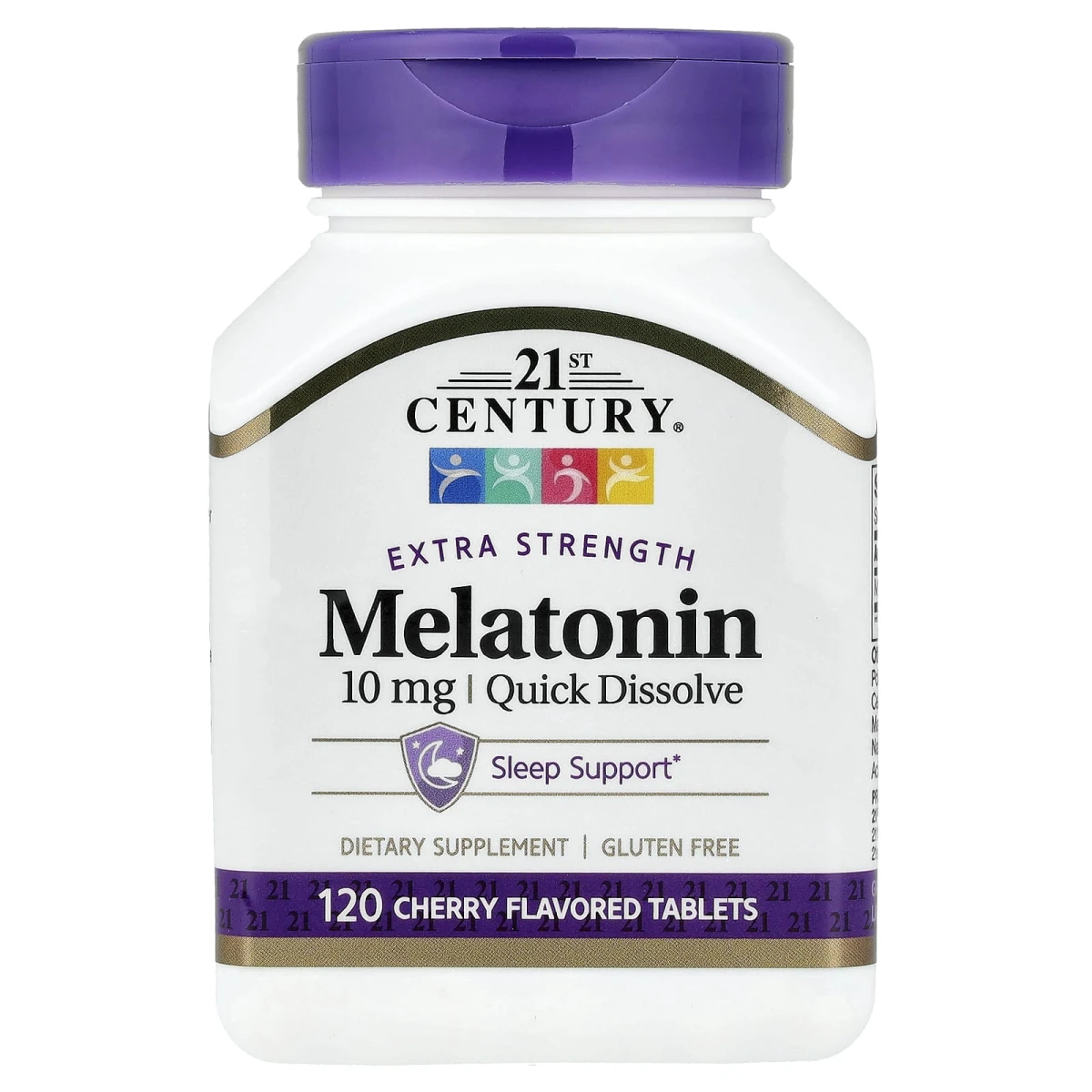 21st Century Extra Strength Melatonin 10mg Sleep Support 10mg 120 Tablets image 1