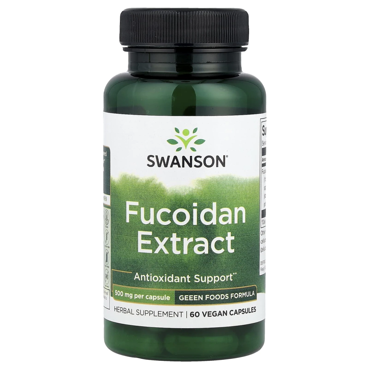 Swanson Fucoidan Extract Antioxidant Support 500mg Per Capsule 60 Vegan Capsules image 1