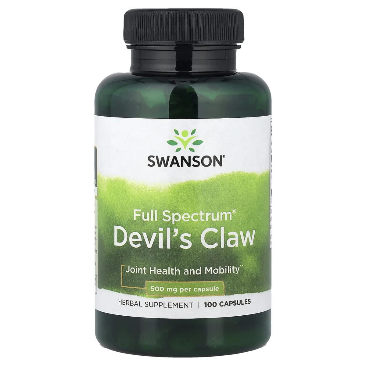 Swanson Full Spectrum Devil's Claw 500mg Per Capsule 100 Capsules image 1