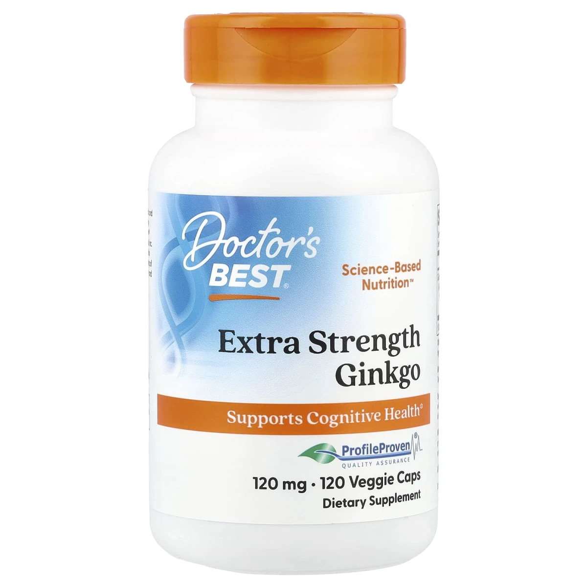 Doctor's Best Extra Strength Ginkgo 120mg 120 Veggie Caps image 1