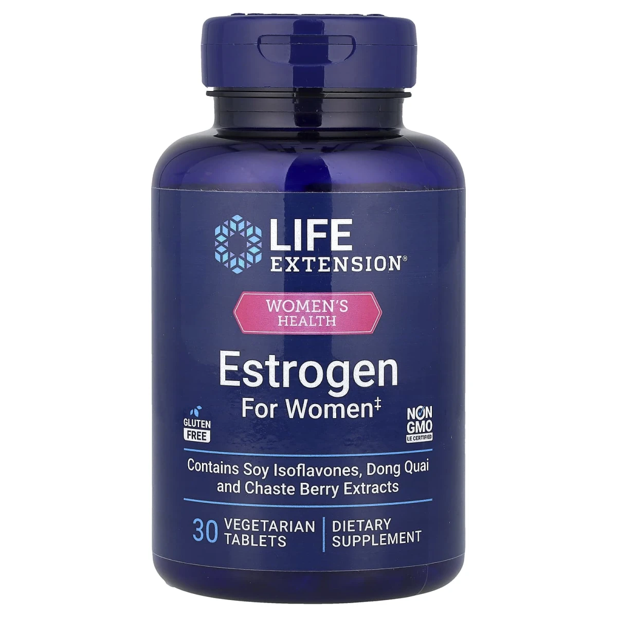 Life Extension Women's Health Estrogen for Women 30 Vegetarian Tablets image 1