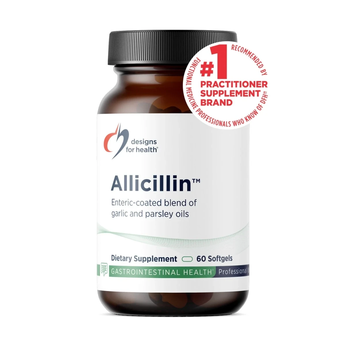 Allicillin Designs For Health 60 Softgels image 1