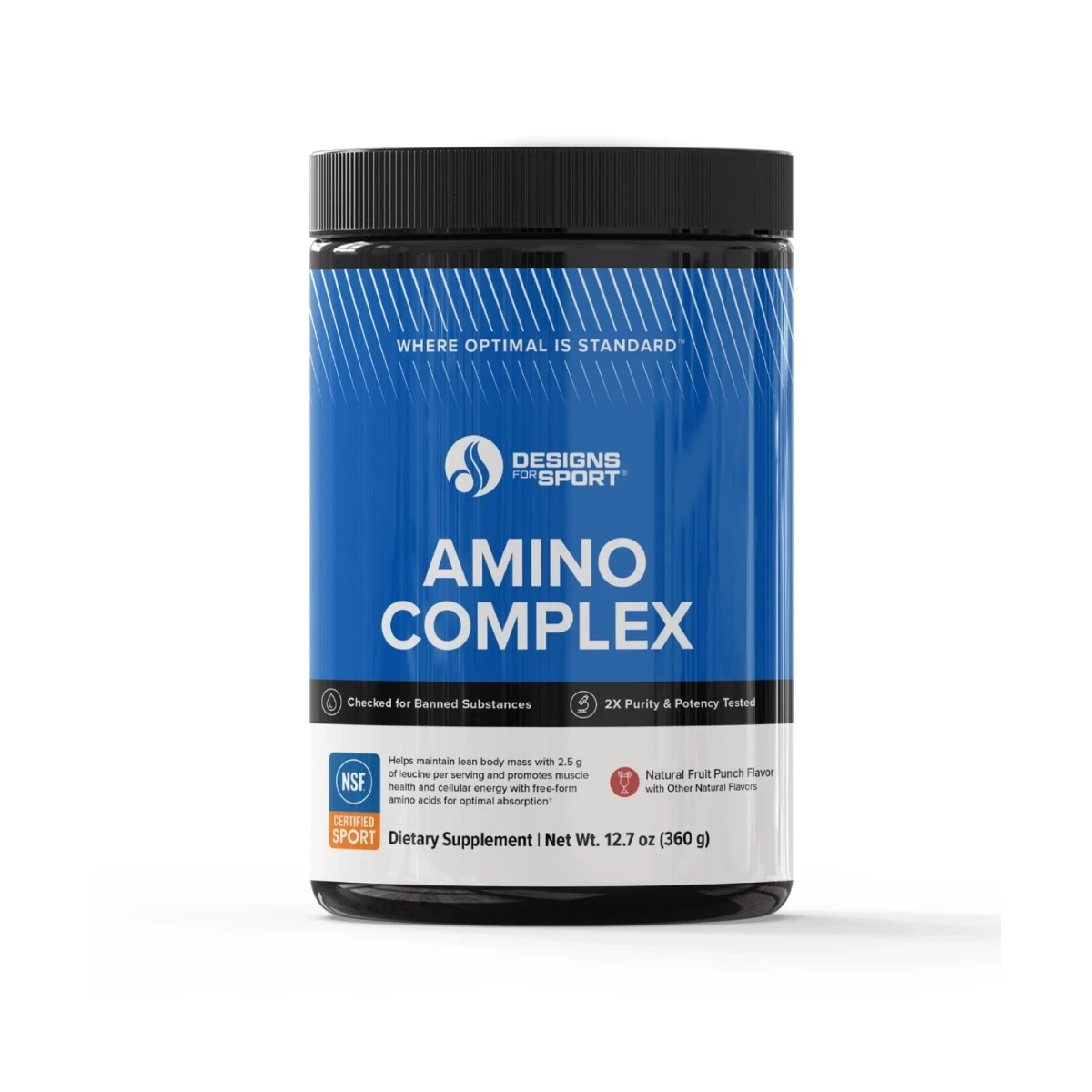 Designs For Health Amino Complex Fruit Punch 12.7oz 360g Powder image 1