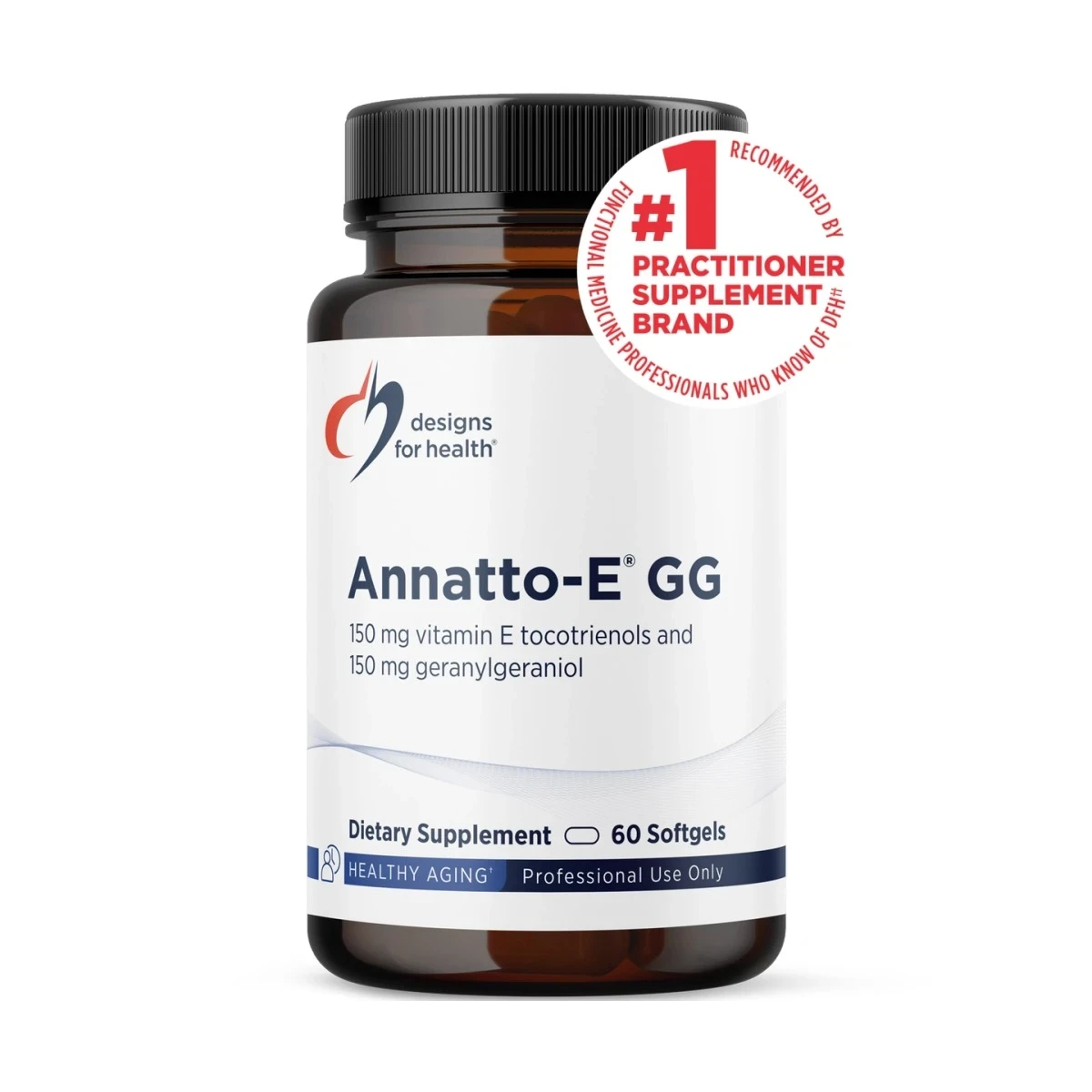 Annatto-E GG Designs For Health 150mg 60 Softgels image 1