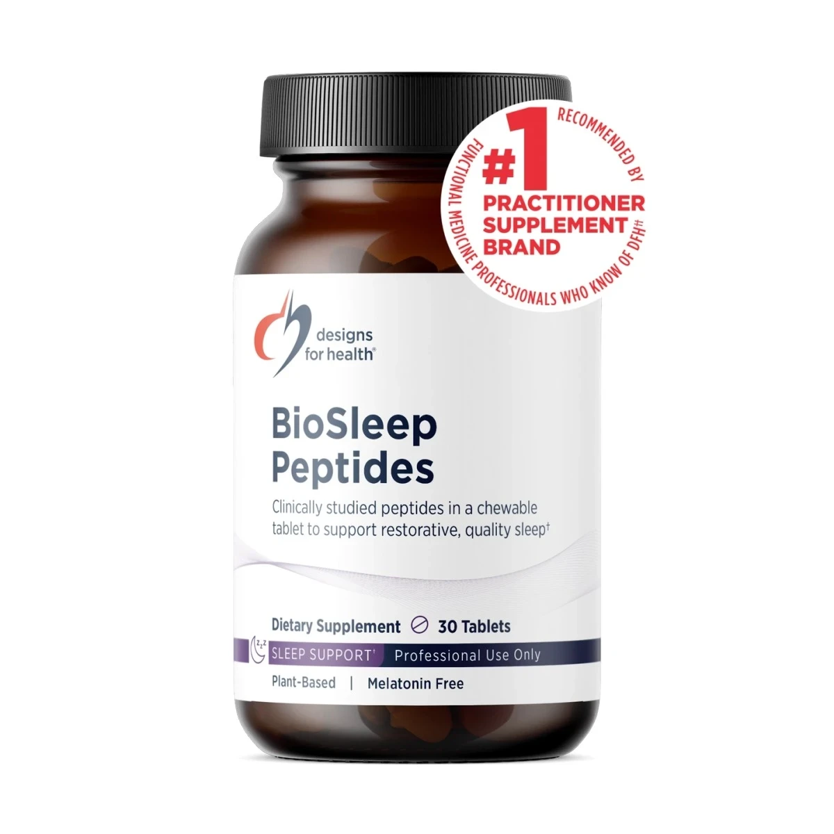 Designs For Health Biosleep Peptides 30 Tablets image 1