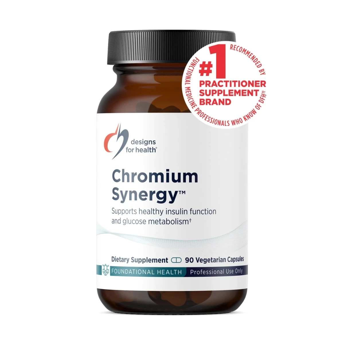 Chromium Synergy Designs For Health 90 capsules image 1