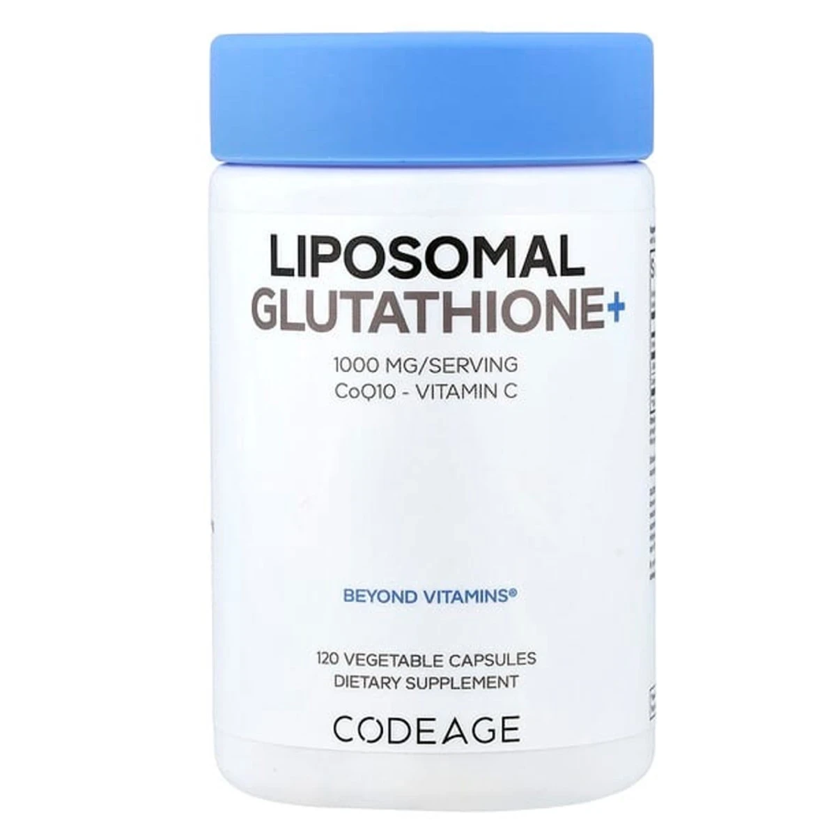 Codeage Liposomal Glutathione 1000mg Beyond Vitamins 120 Vegetable Capsules image 1